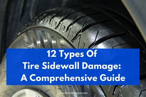 nail on sidewall of tire|Types Of Tire Sidewall Damage: (12 Signs & When